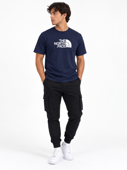 The North Face Evolution Navy Short Sleeves 8B6J