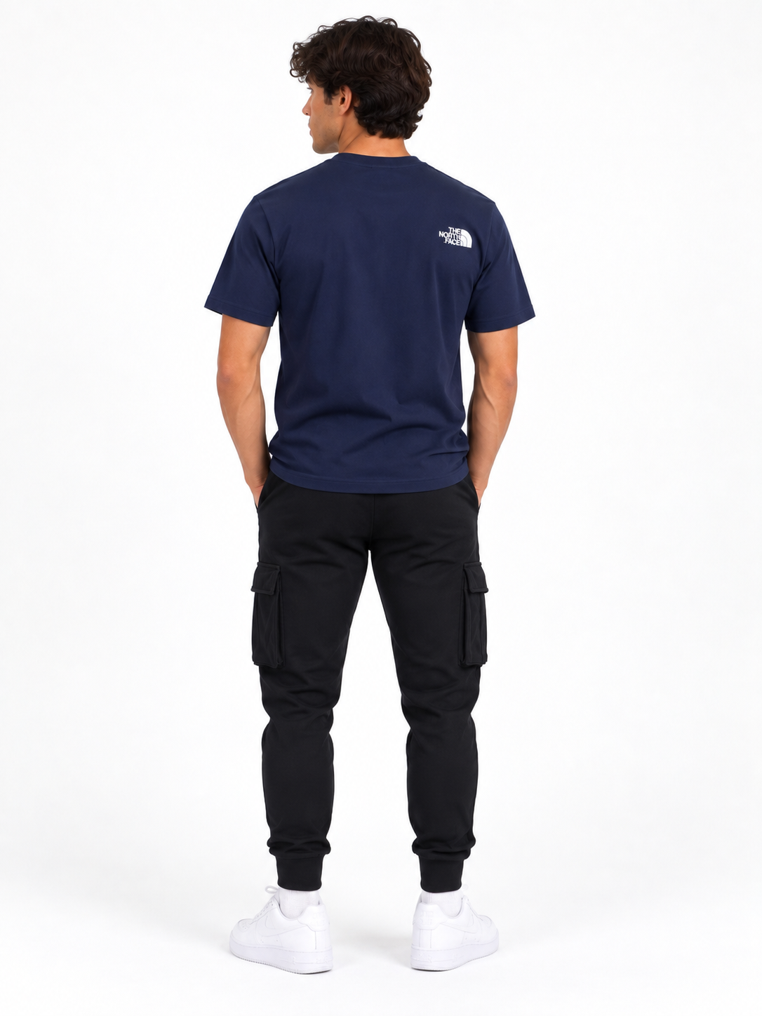 The North Face Evolution Navy Short Sleeves 8B6J