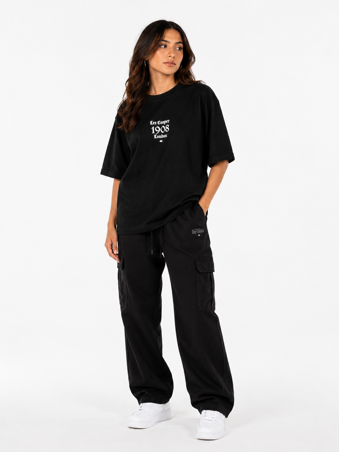 Lee Cooper Alois Black Oversized Fit T-shirt