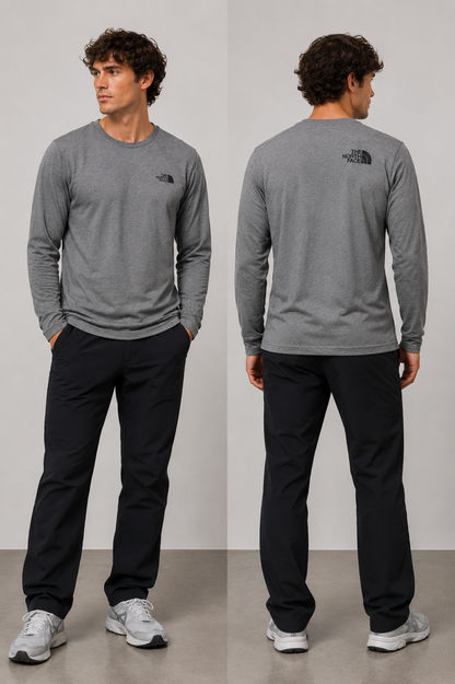 The North Face 87QN Gray Long Sleeves