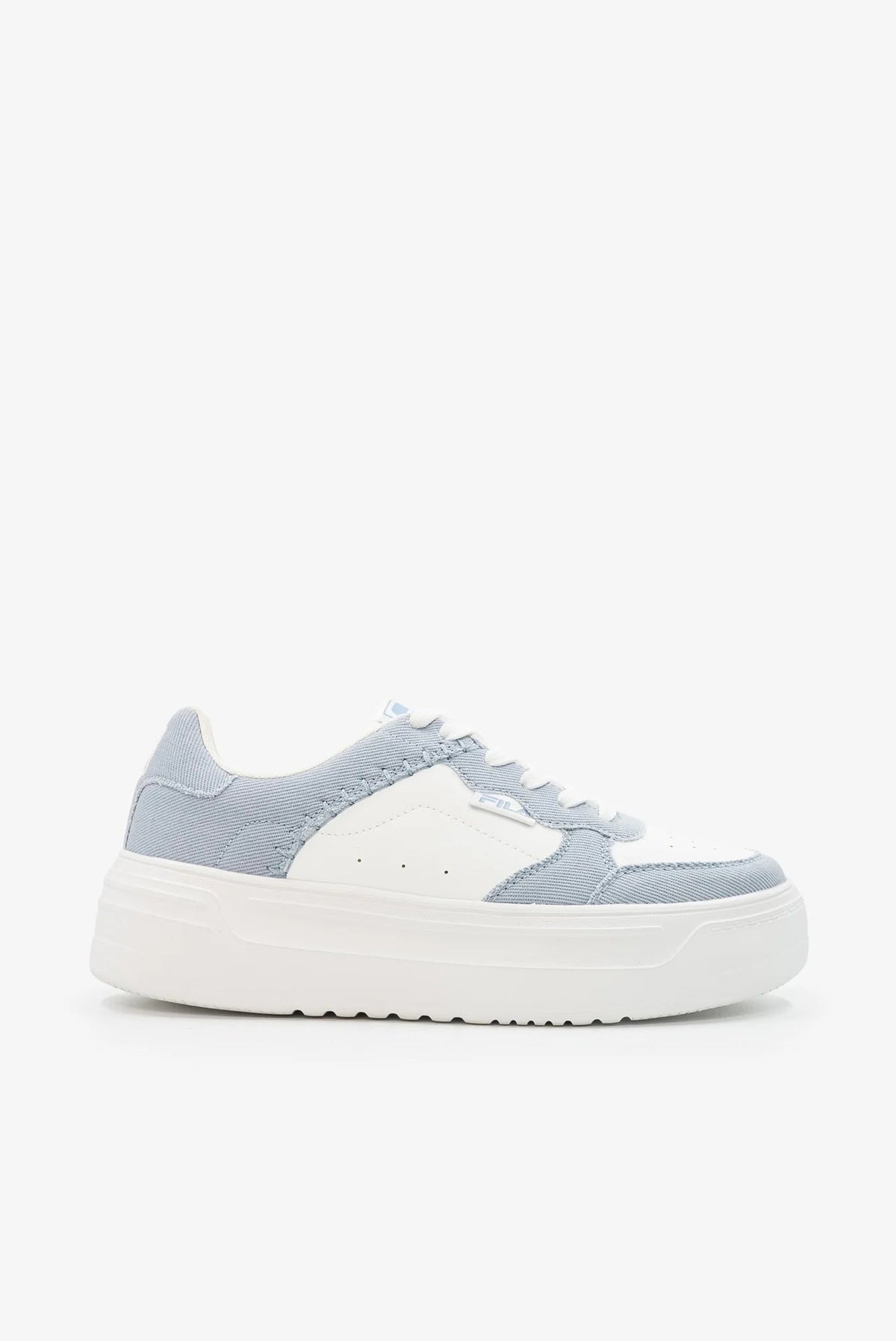Fila Rhea White/Light Blue Platform sneakers