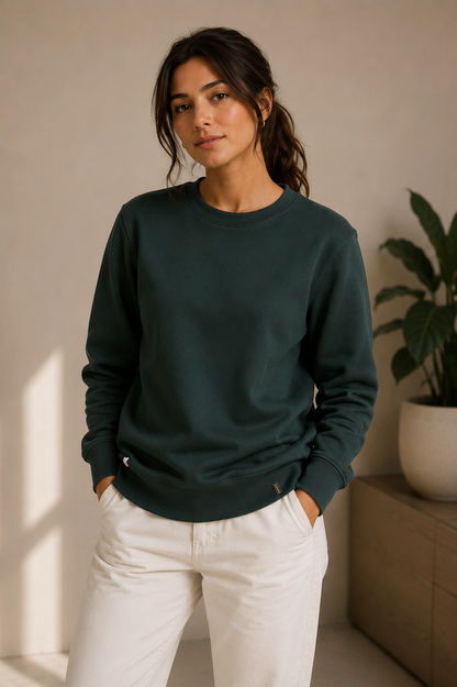 Women’s Green Long Sleeves sweatshirt