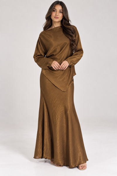 2 Piece Butterfly Top Set With Skirt TZ5045