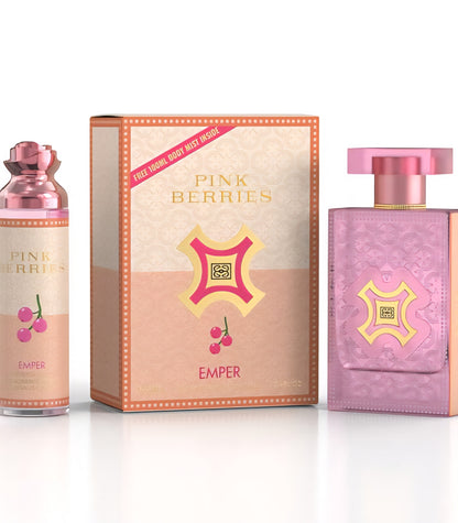 Emper Pink Berries EDP 100ml + Free 100ml Body Mist