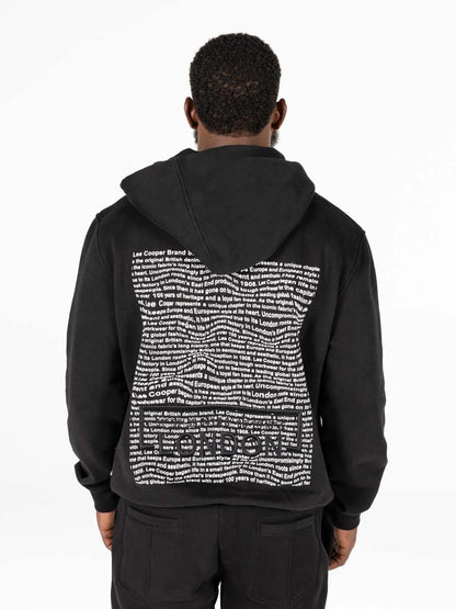 Lee Cooper Aban Black Regular Fit Hoodie