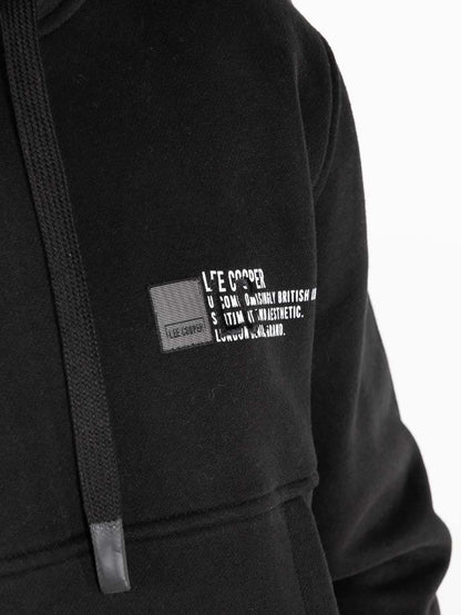 Lee Cooper Aban Black Regular Fit Hoodie