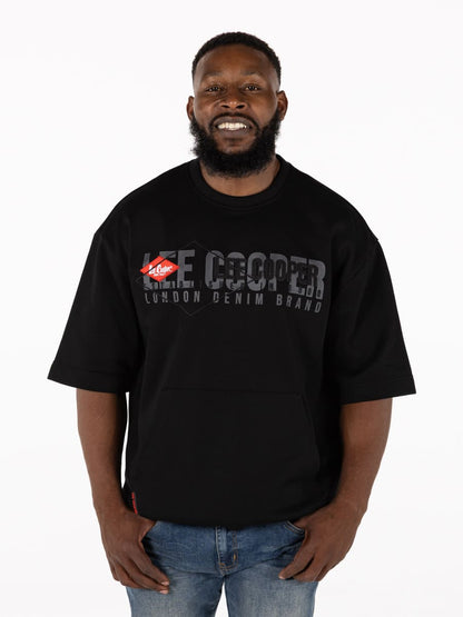 Lee Cooper Mael Black Oversized Fit T-shirt