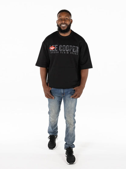 Lee Cooper Mael Black Oversized Fit T-shirt