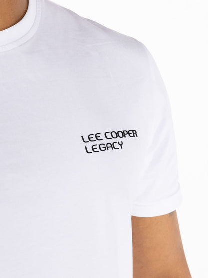 Lee Cooper Antoine White Regualar Fit T-shirt