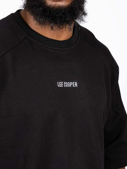 Lee Cooper Matheo Black Oversized Fit T-shirt