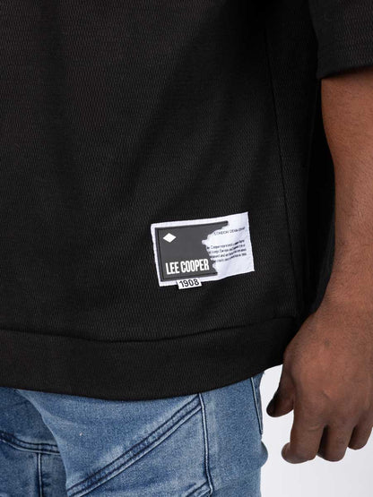 Lee Cooper Matheo Black Oversized Fit T-shirt