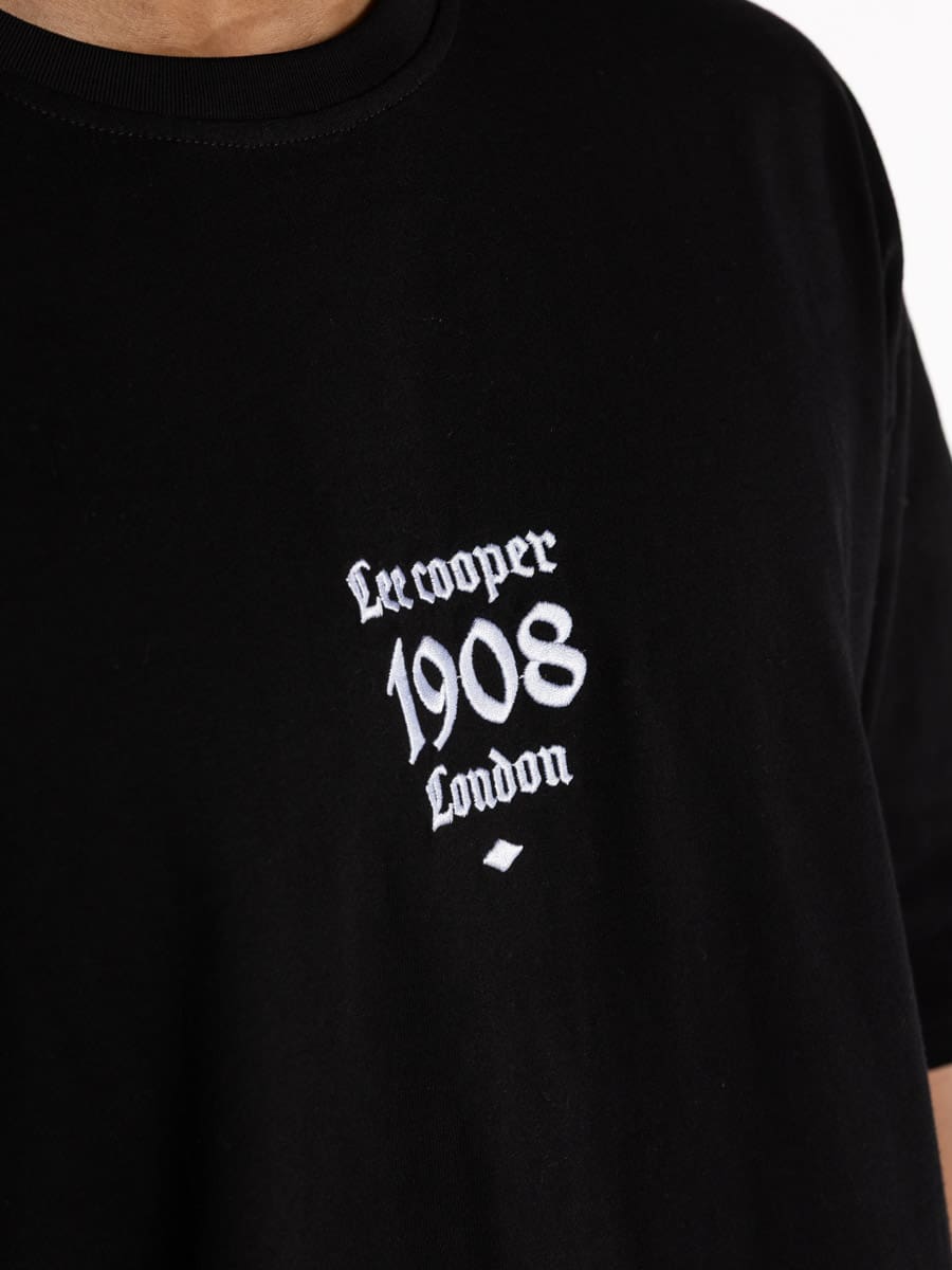 Lee Cooper Alois Black Oversized Fit T-shirt