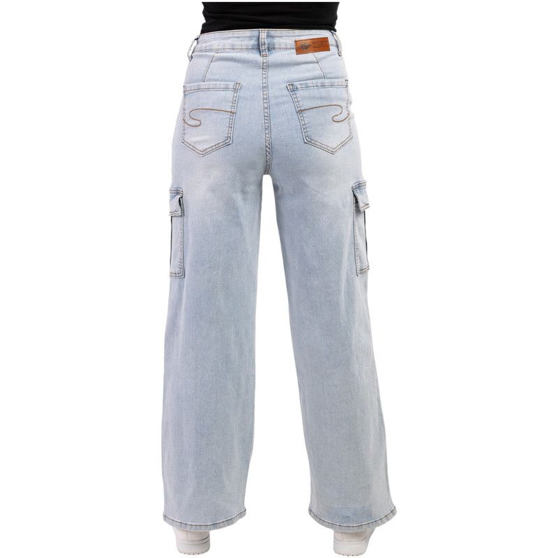 Lee Cooper  LC-LJ-03 Light Indigo Cargo Jeans