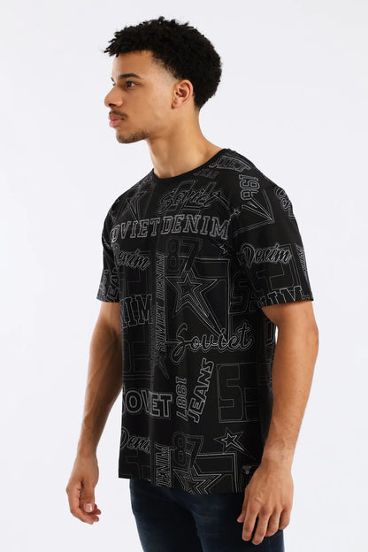 Soviet Sensation Black Rotary Print