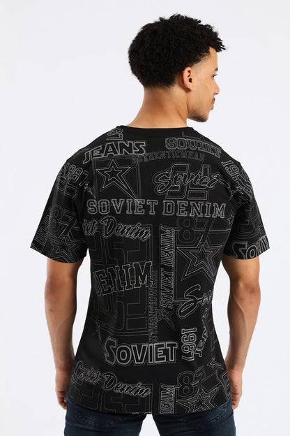 Soviet Sensation Black Rotary Print