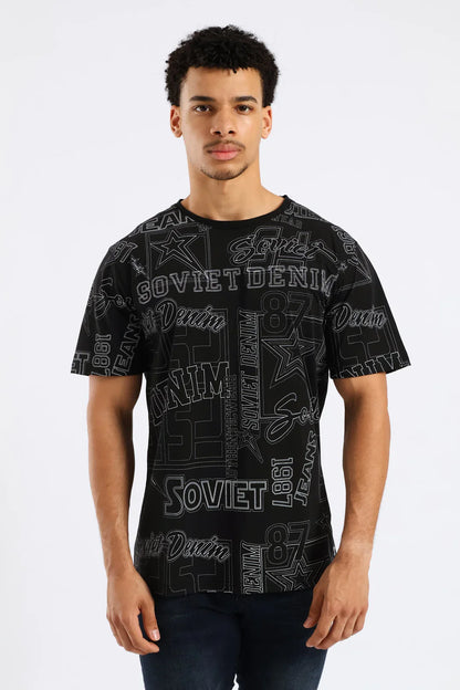 Soviet Sensation Black Rotary Print