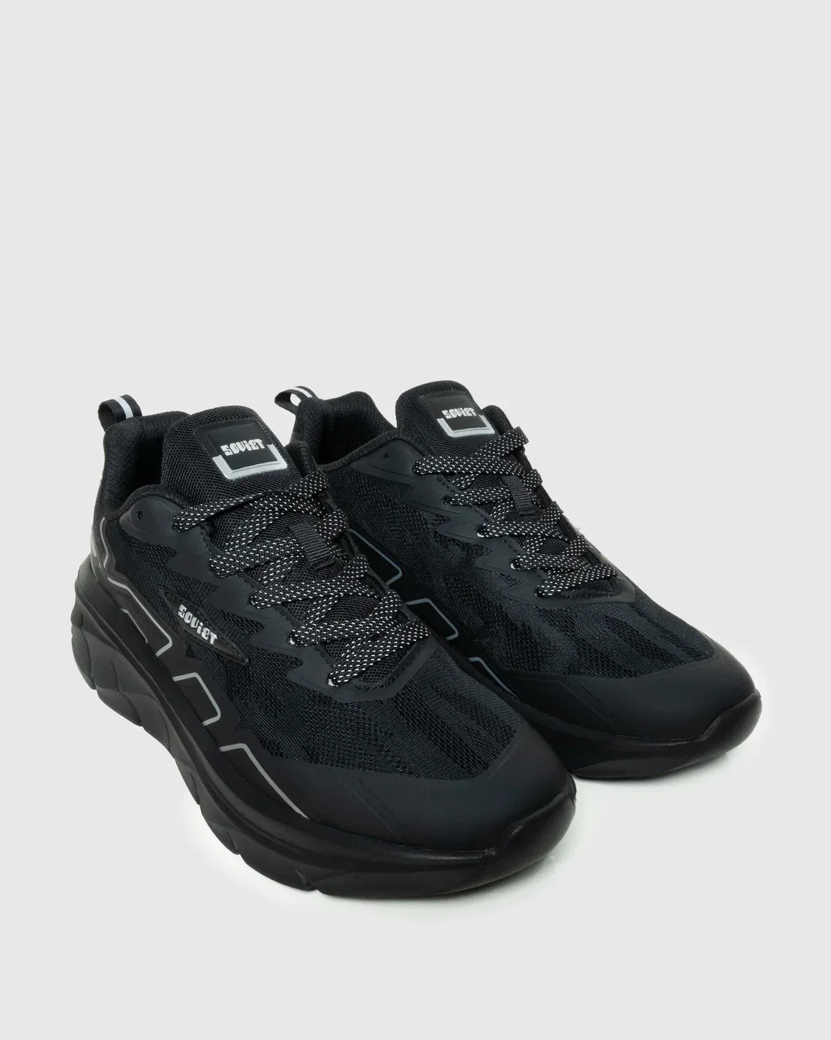 Soviet Clifton Black Sneakers