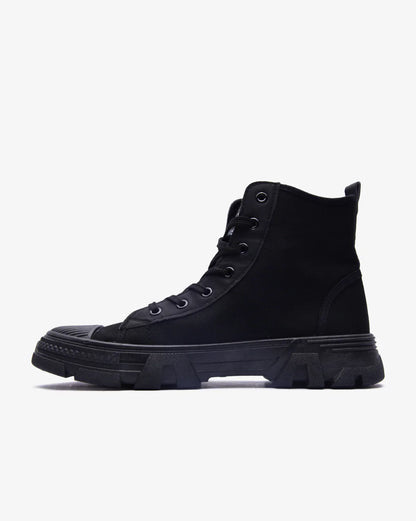 Soviet Raptor Black Combat Canvas Boot