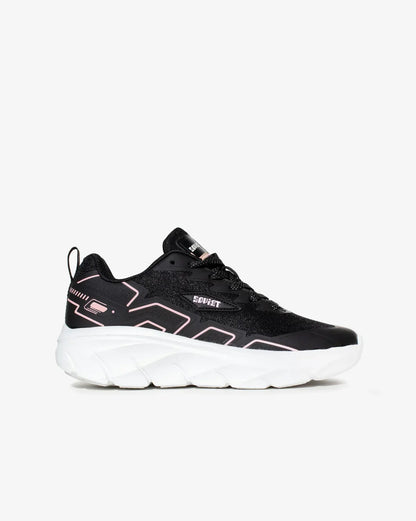Soviet Clifton Black Pink Casual Athleisure Shoes