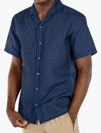 Lee Cooper Banele Navy Casual Shirt