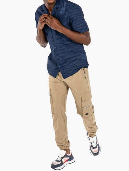 Lee Cooper Banele Navy Casual Shirt