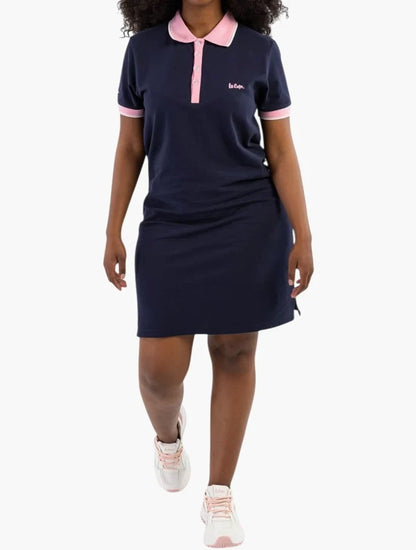 Lee Cooper Carmen Navy Golfer Dress