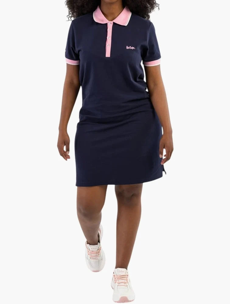 Lee Cooper Carmen Navy Golfer Dress