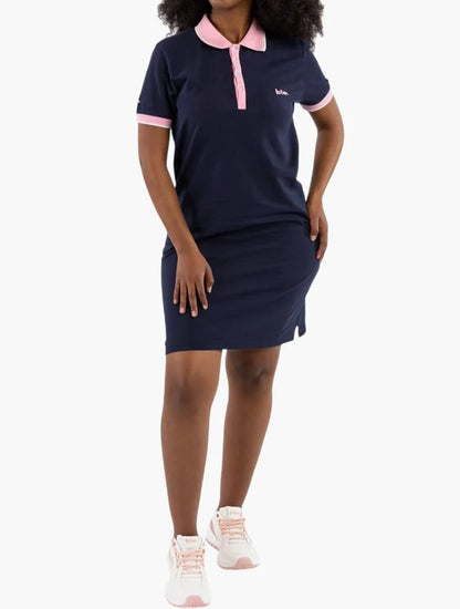Lee Cooper Carmen Navy Golfer Dress