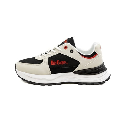 Lee Cooper Jason Beige Lace Up Sneaker