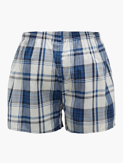 Lee Cooper Woven Boxer Briefs Blue and Red