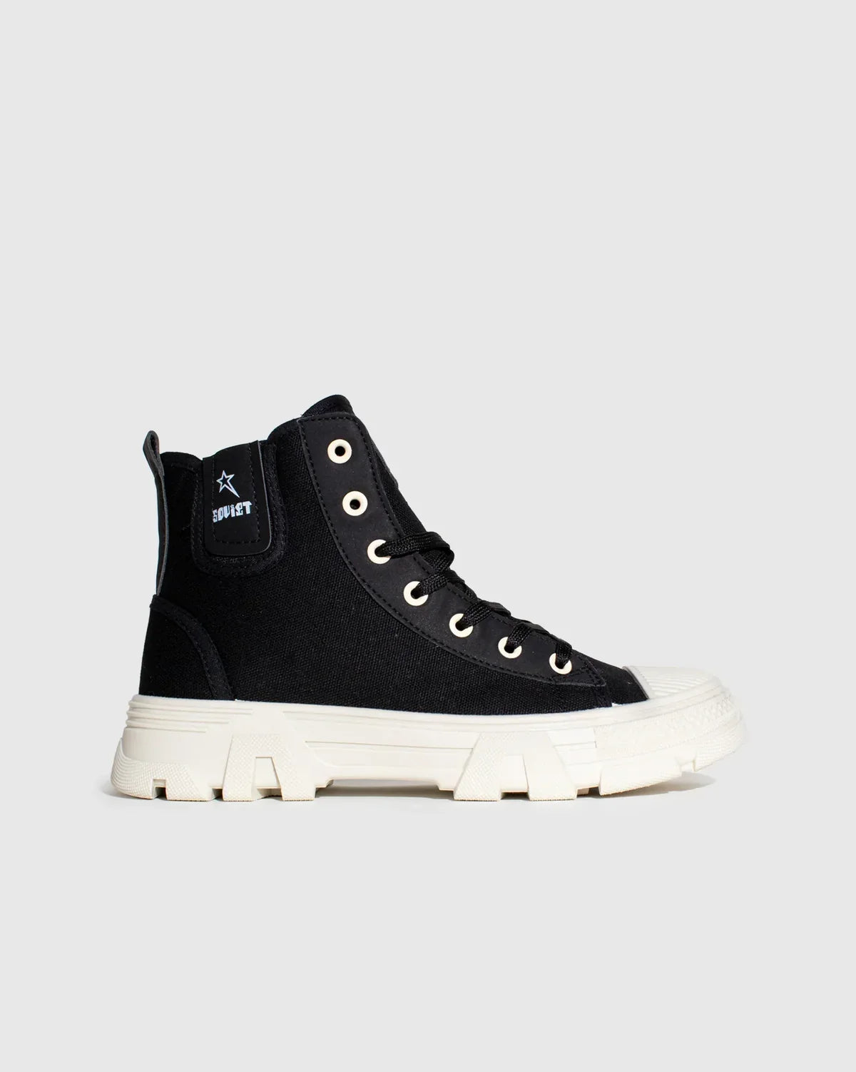 Soviet Raptor Black Hi Cut Lace Up Boot