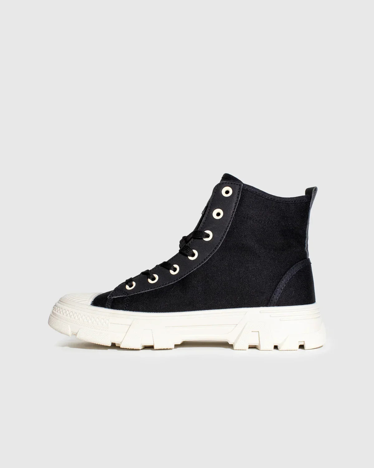 Soviet Raptor Black Hi Cut Lace Up Boot