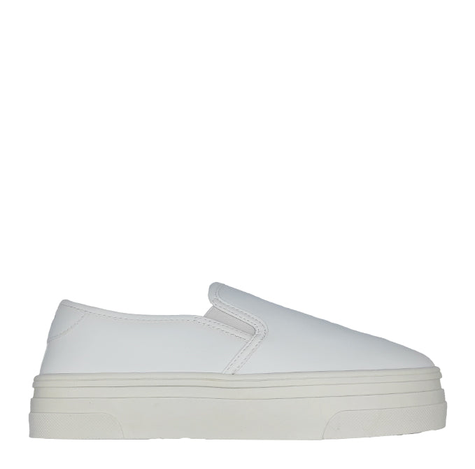Soviet Blaire White Mono Sneakers