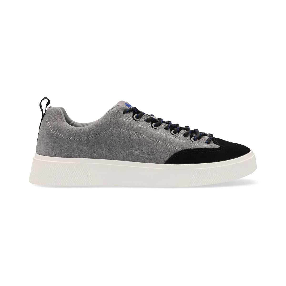 Superga 2812 Suede - Dk Grey Black White Shoes