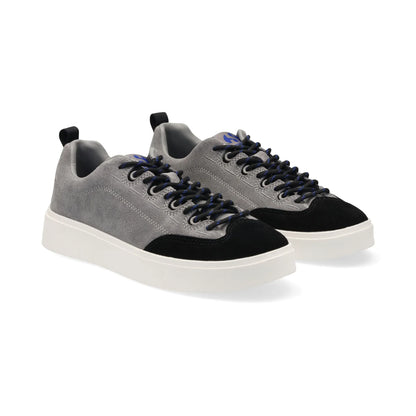Superga 2812 Suede - Dk Grey Black White Shoes