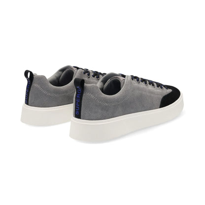 Superga 2812 Suede - Dk Grey Black White Shoes