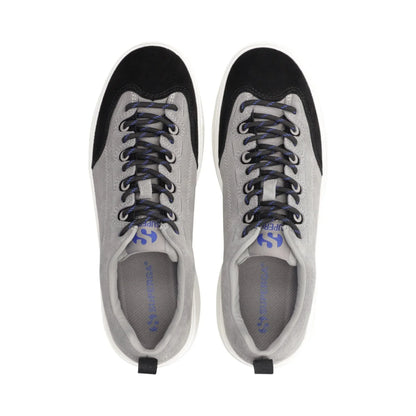 Superga 2812 Suede - Dk Grey Black White Shoes