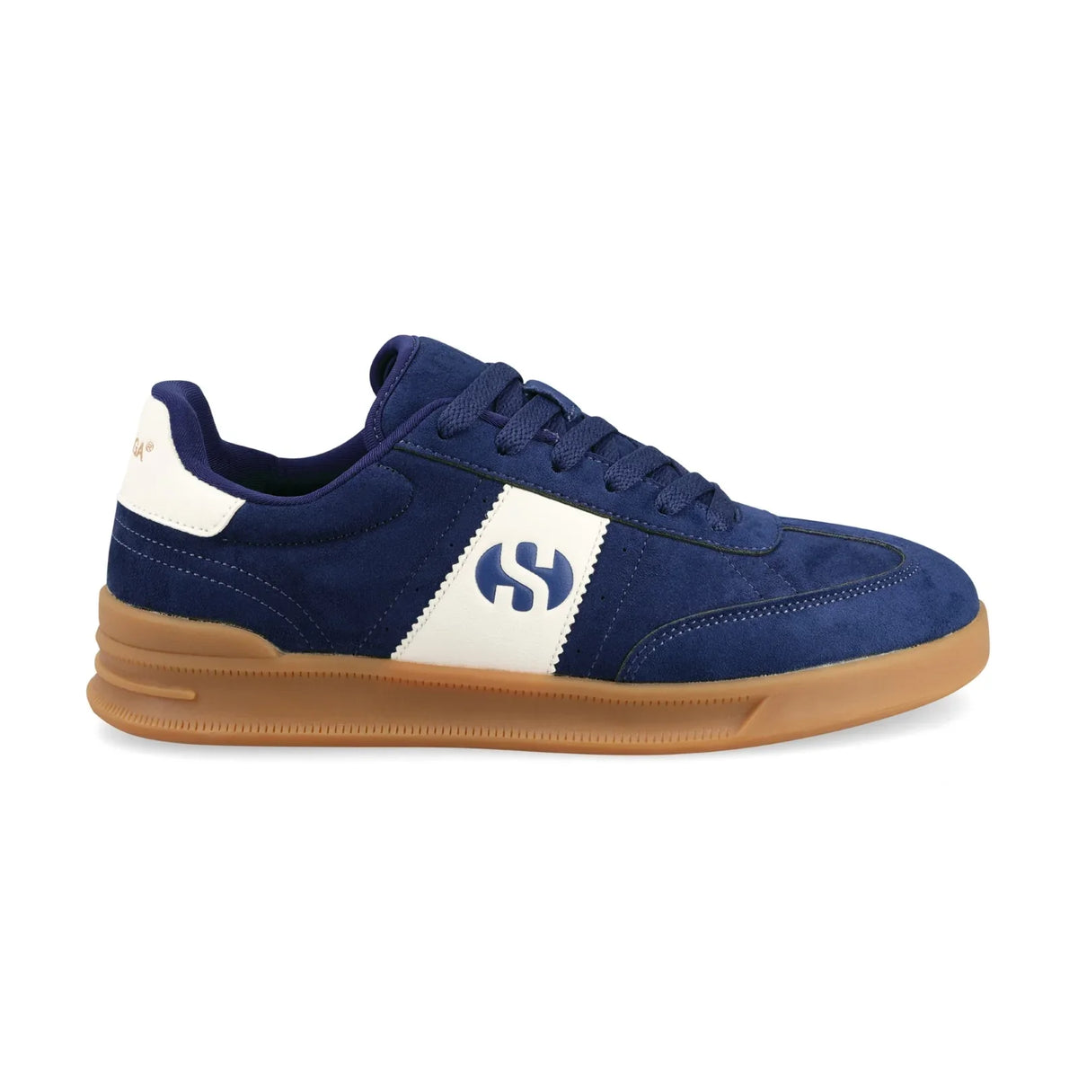 Superga 3893 Court Bold - Navy Gum Shoe