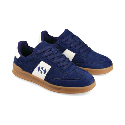 Superga 3893 Court Bold - Navy Gum Shoe