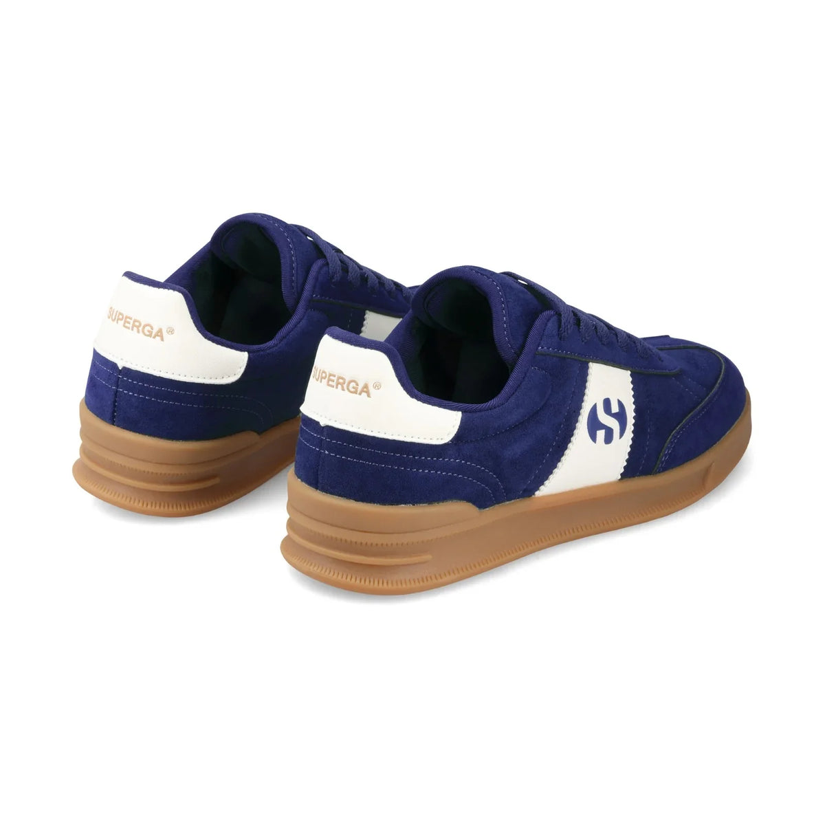 Superga 3893 Court Bold - Navy Gum Shoe