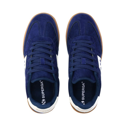 Superga 3893 Court Bold - Navy Gum Shoe