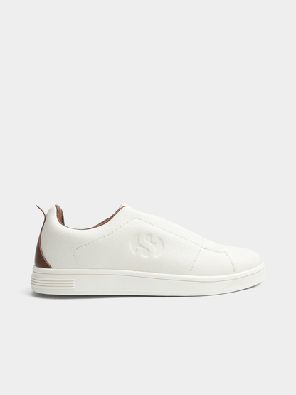 Superga 4837 Pu White Brown Shoes