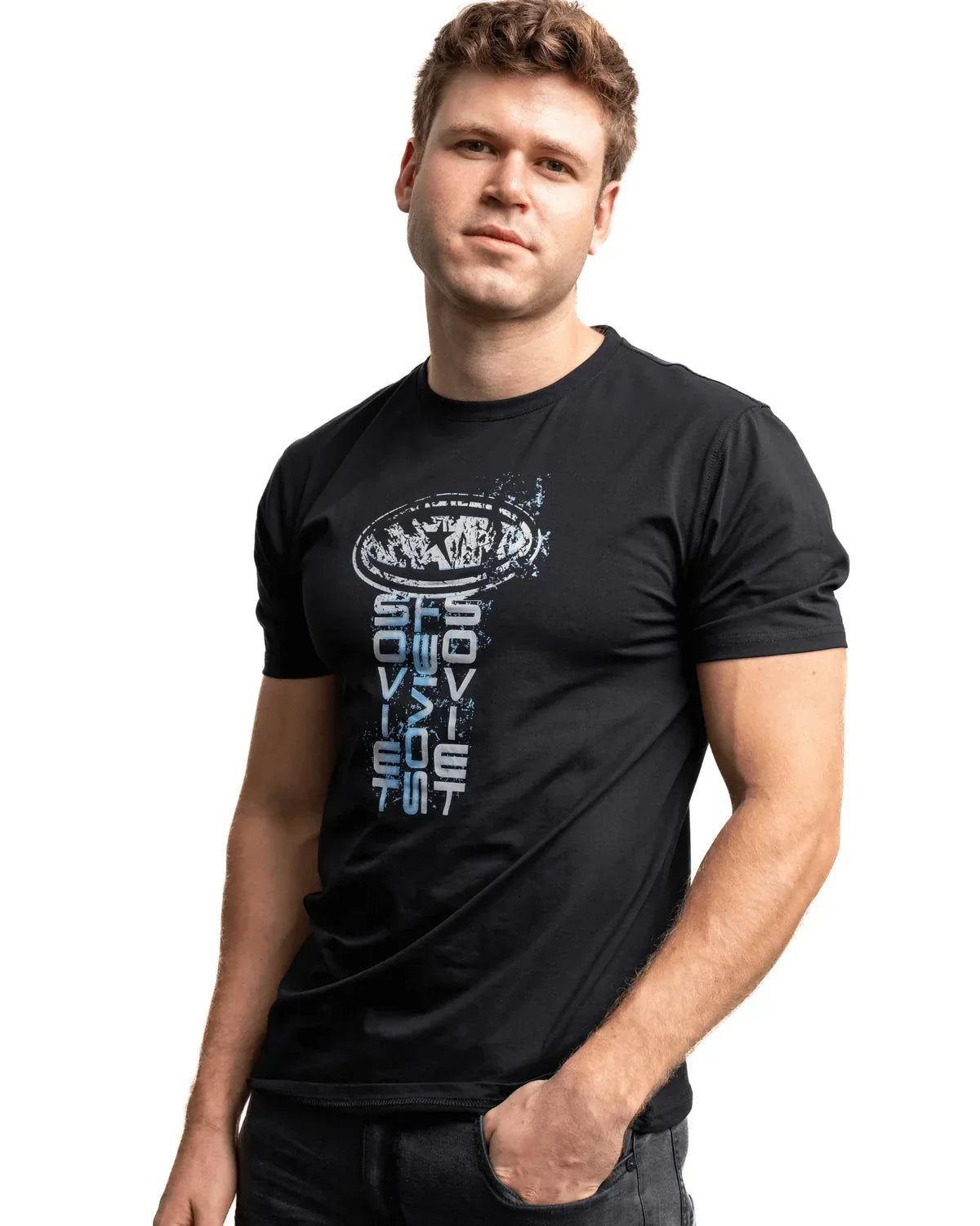 Soviet Boyde Black Short Sleeves Sleeve T-Shirt
