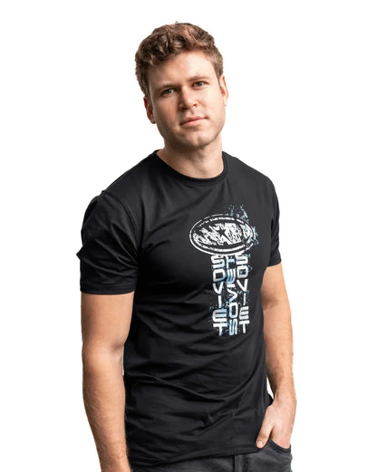 Soviet Boyde Black Short Sleeves Sleeve T-Shirt