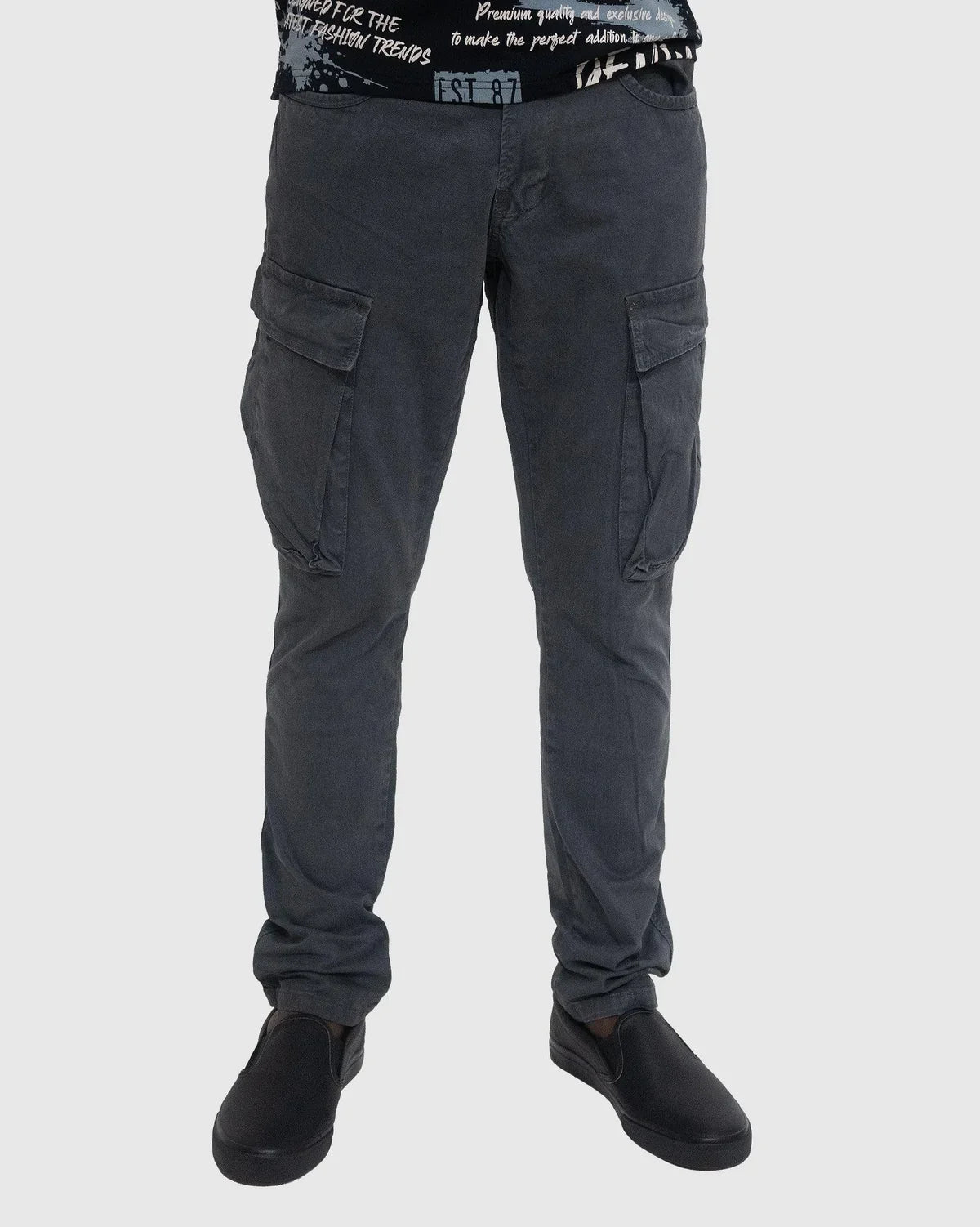 Soviet Lotto Black Cargo Pants