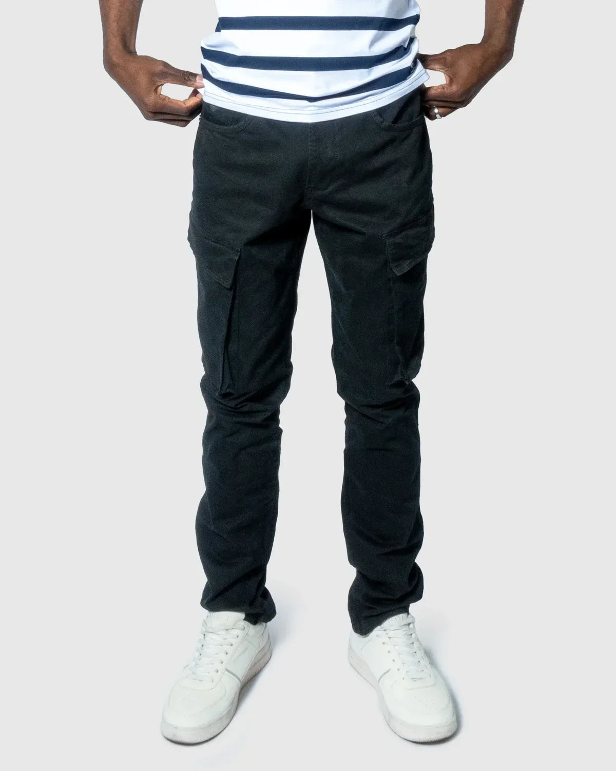 Soviet Lotto Black Cargo Pants