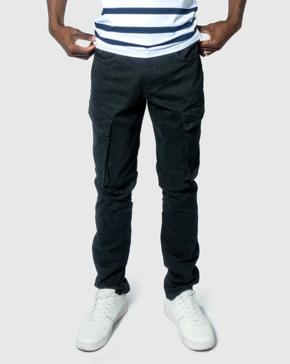 Soviet Lotto Black Cargo Pants