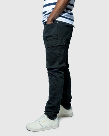 Soviet Lotto Black Cargo Pants