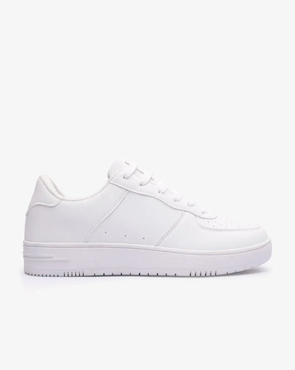 Soviet Luderitz White Mono Low Cut Sneaker