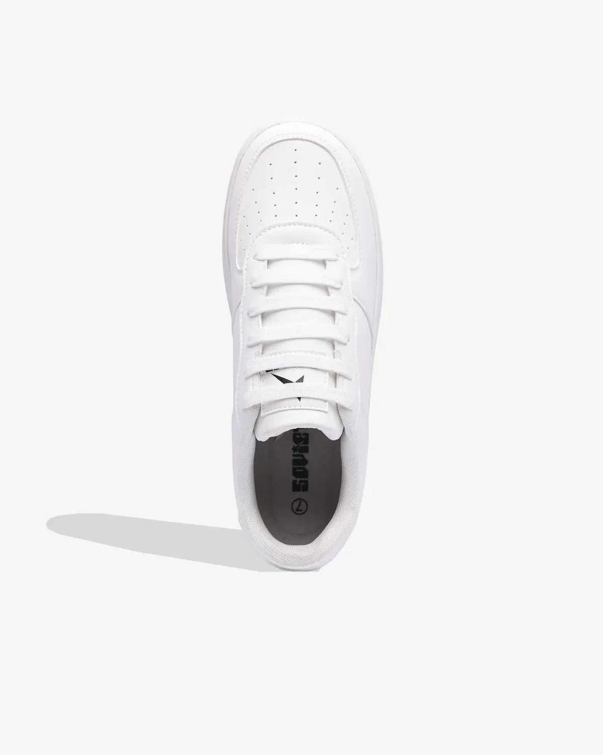 Soviet Luderitz White Mono Low Cut Sneaker